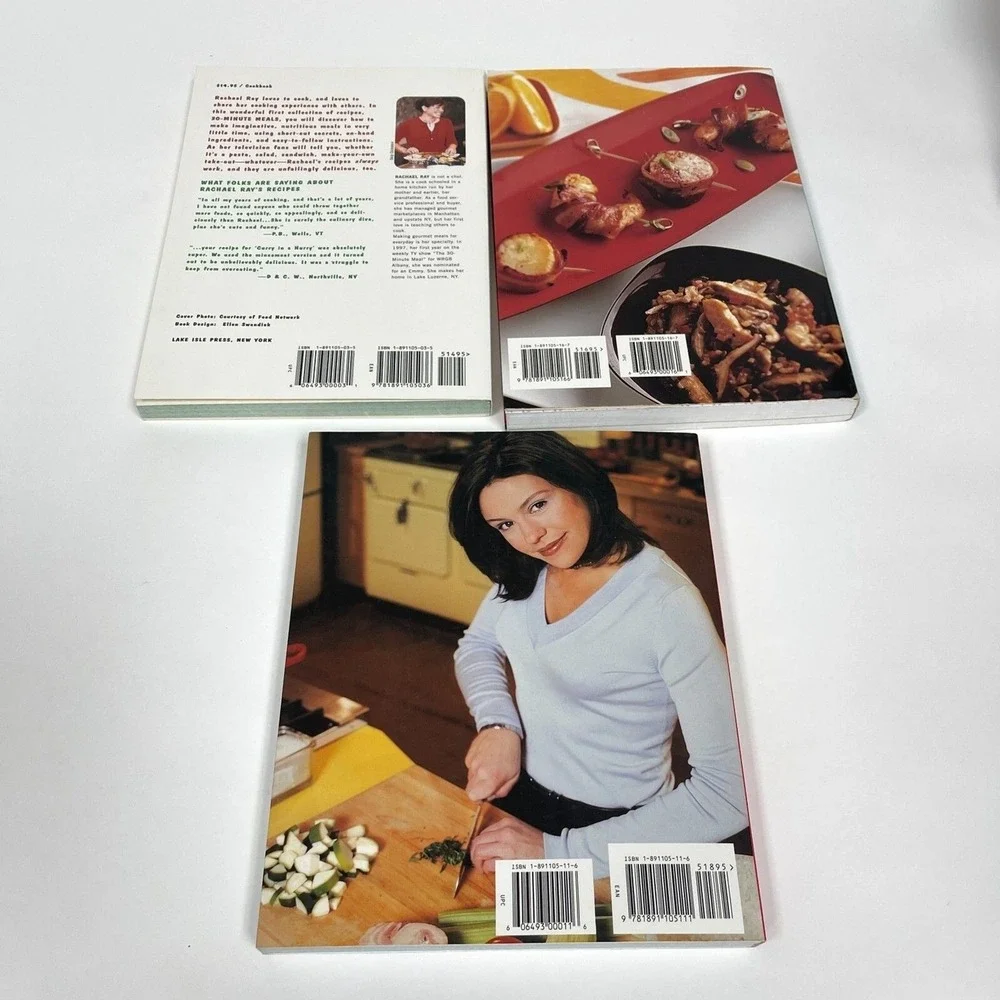 Rachael Ray Books 30-Minute‎ Meals Cookbooks Recipes Lot of 3